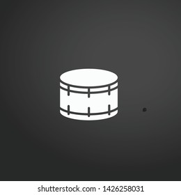 Drum vector icon. Drum concept stroke symbol design. Thin graphic elements vector illustration, outline pattern for your web site design, logo, UI. EPS 10.