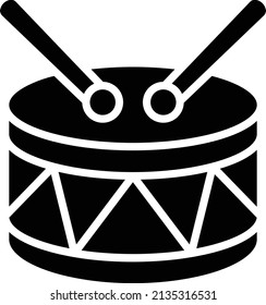 Drum Vector Icon Design Illustration