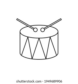drum vector icon music sign
