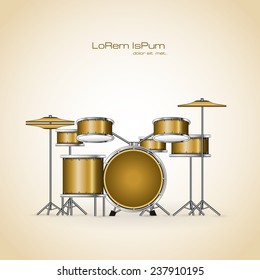 Drum vector illustration