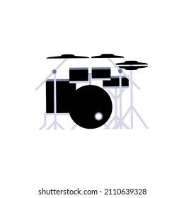 Drum vector. Vector illustration of a musical instrument that plays it the way it hits.