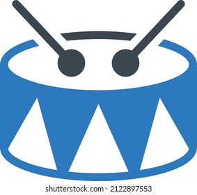 drum Vector illustration on a transparent background. Premium quality symbols. Glyphs  vector icon for concept and graphic design.