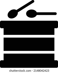 drum Vector illustration on a transparent background. Premium quality symbols. Glyphs  vector icon for concept and graphic design.