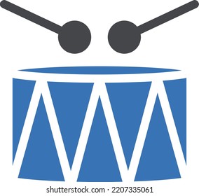 drum Vector illustration on a transparent background. Premium quality symmbols. Glyphs vector icons for concept and graphic design. 
