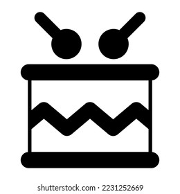 drum vector Mixed icon isolate on white background