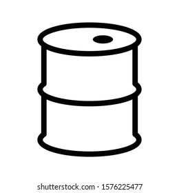 drum vector thin line icon 