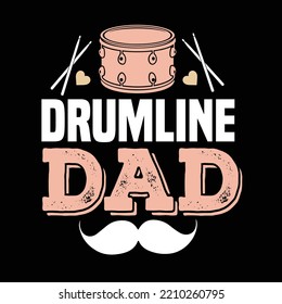 DRUMLINE TYOGRAPHY DESIGN AND SVG