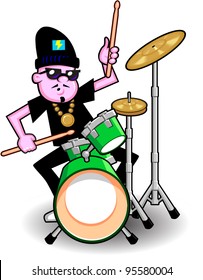 Drummer Cartoon