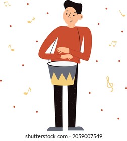 drummer drumming musician with drum celebration On the twelfth day of Christmas
My true love sent to me:
12 Drummers Drumming 12 Days of Christmas