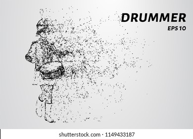 The drummer of the particles. From drummer tears off part of the wind.