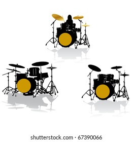 drummer solo set.Vector