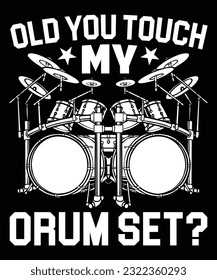 Drummer Vector Graphic t shirt design