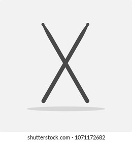drumming sticks icon