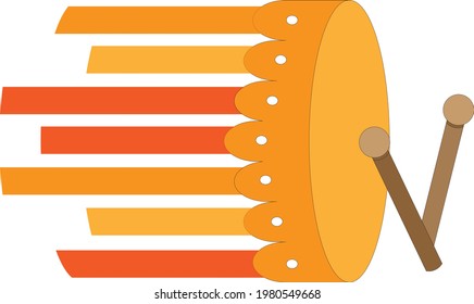 Material vectorial de diseño del logotipo de mubarak tamboroso