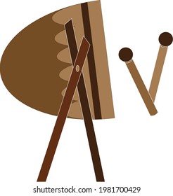 Drump material vectorial de diseño de logotipo de mubarak islámico