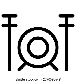 Drums with Cymbals with the combination set