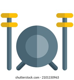 Drums with Cymbals with the combination set