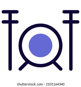 Drums with Cymbals with the combination set