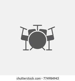 Drums Flat Icon