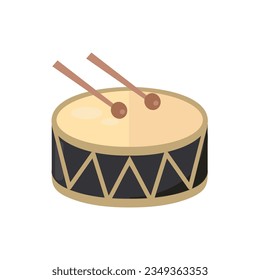 Drums icon clipart avatar logotype isolated vector illustration