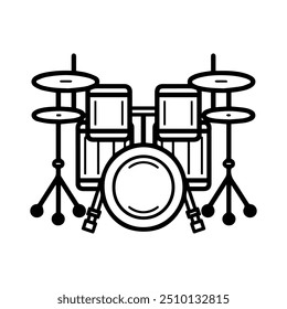 Ícone de bateria ou símbolo de linha moderno. Design de ícones e arte vetorial com estrutura de tópicos em negrito. Preto e branco Pixel perfeito símbolo minimalista isolado fundo branco. Silhueta sinal fino simples