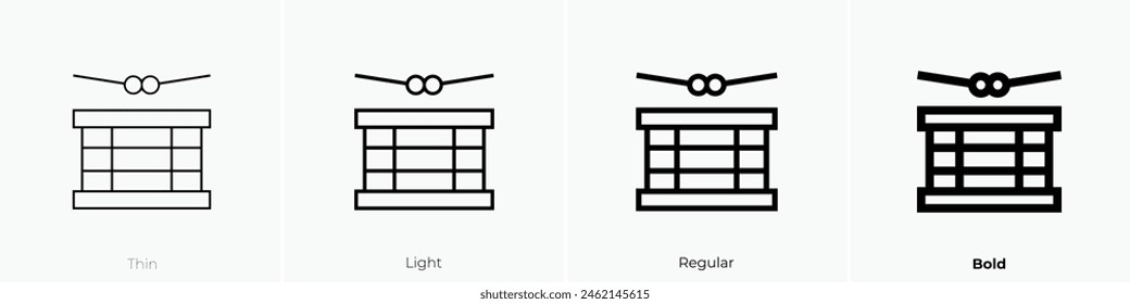 drums icon. Thin, Light Regular And Bold style design isolated on white background