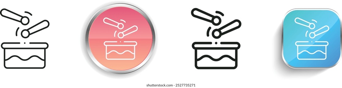 ícone de bateria. Design fino, linear, regular e estilo botão isolado no fundo branco