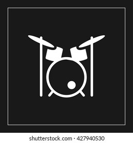 drums icon. drums vector illustration