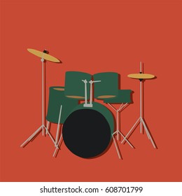 Drums icon, vector illustration design.