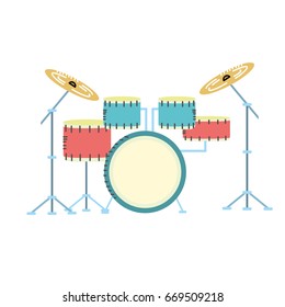 drums musical instrument to play music