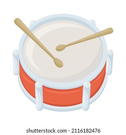 Drums Sign Emoji Icon Illustration. Music Instrument Vector Symbol Emoticon Design Clip Art Sign Comic Style.