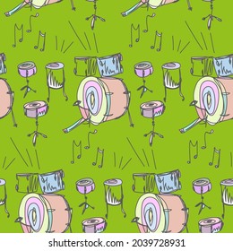 drums sketch vector illustration isolated design element isolated