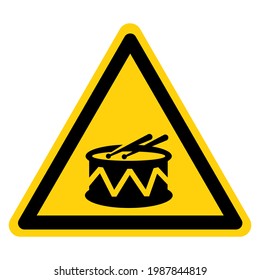 Drums Symbol Sign,Vector Illustration, Isolate On White Background Label. EPS10