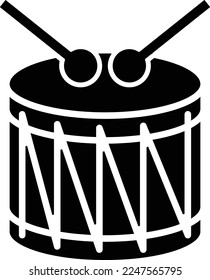 Drums Vector Icon which is suitable for commercial work and easily modify or edit it
