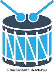 Drums Vector Icon which is suitable for commercial work and easily modify or edit it
