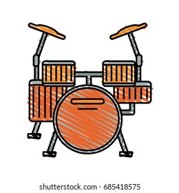 drums vector illustration