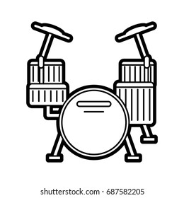 drums vector illustration