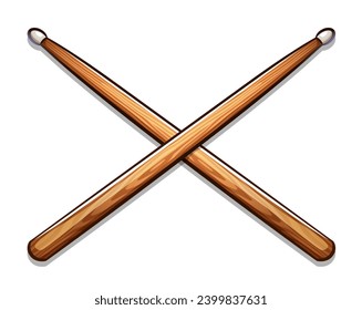 drumstick cartoon on white background