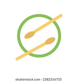 Drumstick Flat icon. web design. musical instrument Symbol, logo illustration. Vector Illustration.