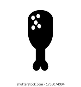 drumstick  icon or logo isolated sign symbol vector illustration - high quality black style vector icons
