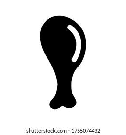 drumstick  icon or logo isolated sign symbol vector illustration - high quality black style vector icons
