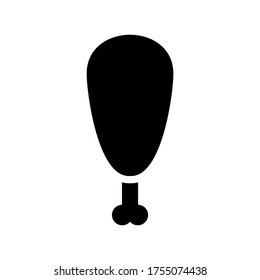 drumstick  icon or logo isolated sign symbol vector illustration - high quality black style vector icons
