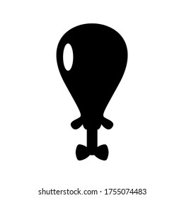 drumstick  icon or logo isolated sign symbol vector illustration - high quality black style vector icons
