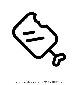 drumstick icon or logo isolated sign symbol vector illustration - high quality black style vector icons
