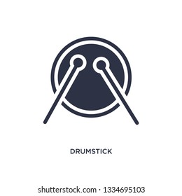 drumstick icon. Simple element illustration from music concept. drumstick editable symbol design on white background. Can be use for web and mobile.