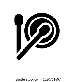 Drumstick icon. Trendy Drumstick logo concept on white background from Music collection. Suitable for use on web apps, mobile apps and print media.