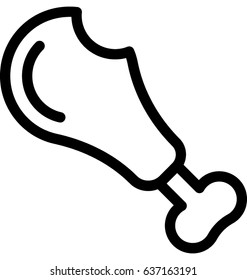 Drumstick Vector Icon