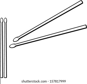 Drum Sticks Vector Art & GraphicsDrum Sticks Vector Art & Graphics  