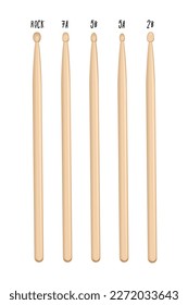 drumsticks vector images types of percussion instruments music