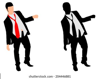 Drunk Businessman, vector